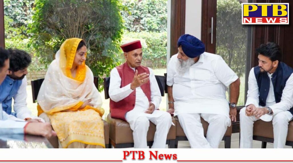 Both Himachal Punjab got the benefit of the sweet relations of late Prakash Singh Badal and Prem kumar Dhumal ji Anurag Thakur
