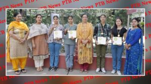 KMV Collegiate school girl students secured top rank and gold medals in National Science Olympiad Jalandhar