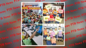 Ivy World Play School organized an educational thematic tour for the school students to the mobile store Jalandhar