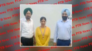 Staff member of St. Soldier of Institution Group Surekha Sharma won gold medal in 10 meter air pistol Punjab Jalandhar