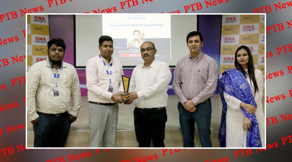 Workshop on “Full Stack Web Development” at GNA University Phagwara
