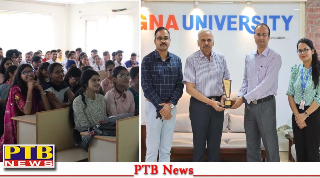 Guest Lecture on Innovative Science & Technology for Next Generation Advanced Devices At GNA University Phagwara