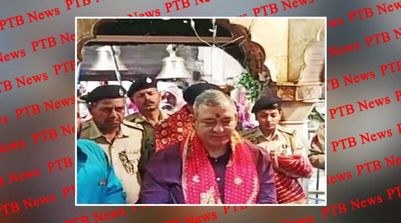 Himachal Pradesh DGP Sanjay Kundu pay obeisance at chintpurni temple una Himachal Pardesh PTB Big New Breaking