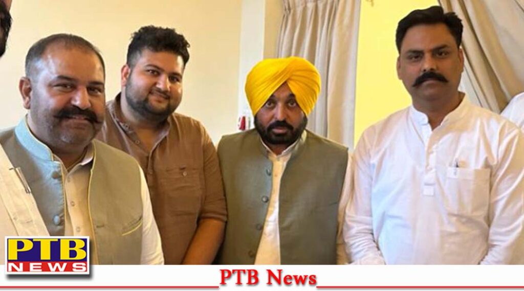 Punjab Chief Minister Bhagwant Mann reached Jalandhar accompanied by newly appointed MP Sushil Rinku