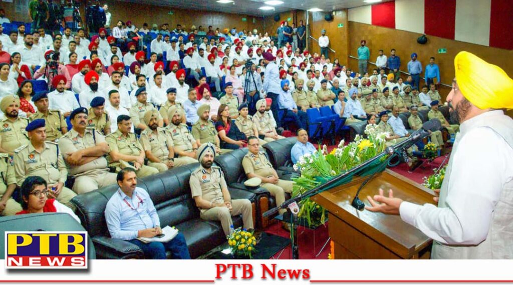 cm bhagwant mann appointment letter newly appointed employee ppbi punjab police bureau of investigation chandigarh municipal bhawan Punjab
