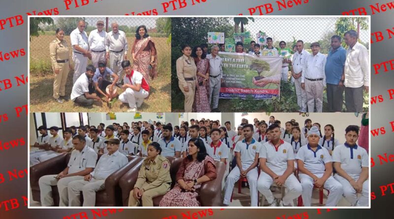 An awareness program by Sanjh Kendra regarding safety and plantation at Innocent Hearts School Loharan