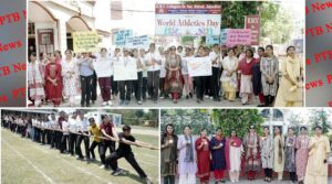KMV Collegiate Sr. Sec. School celebrates World Athletics Day