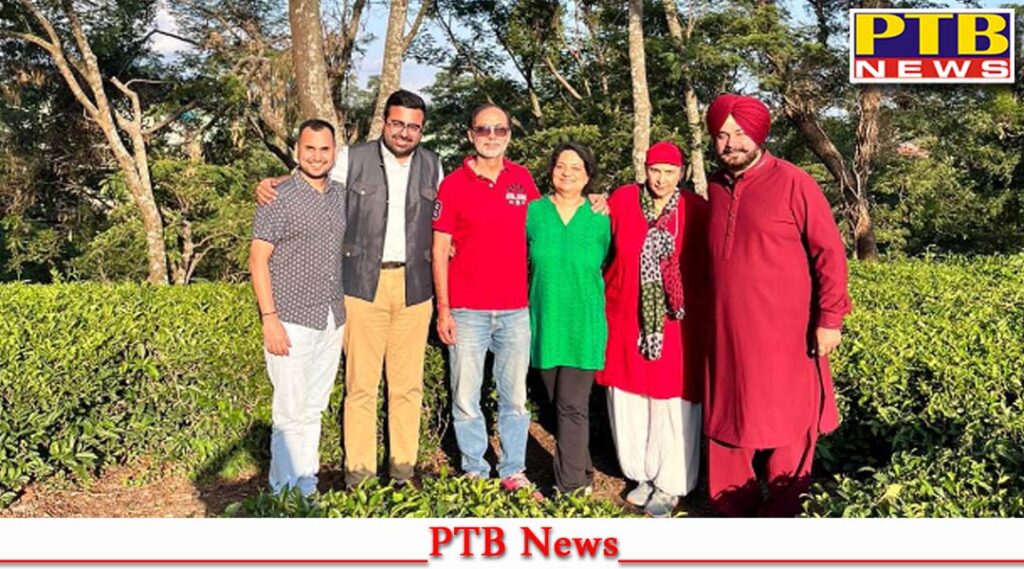 navjot singh sidhu arrived in himachal pradesh with his wife Big News Punjab Himachal