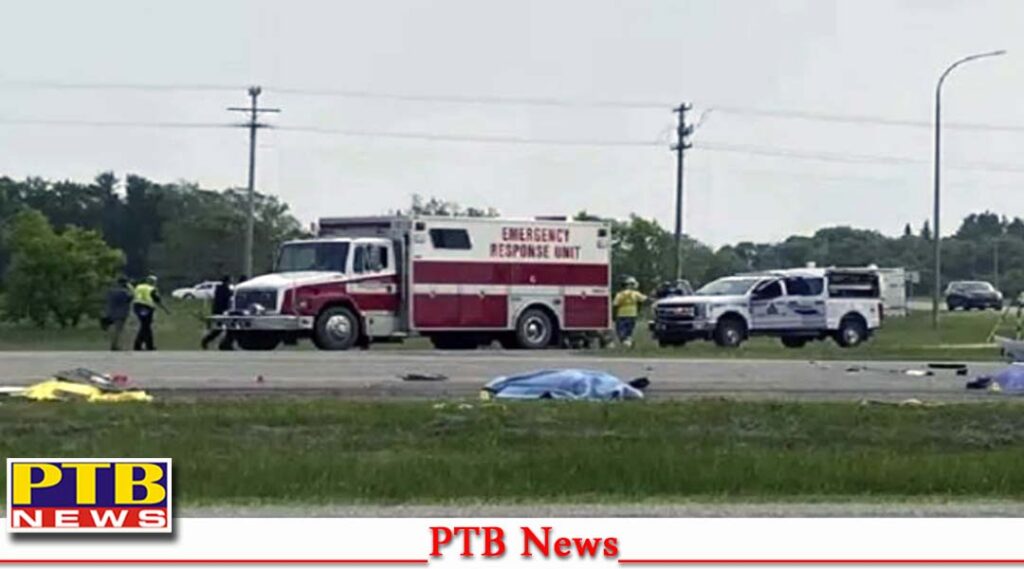 tragic road accident canada 15 killed truck and bus collision 10 injured Big Accident News