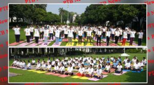 KMV celebrates International Yoga Day with full zeal and enthusiasm