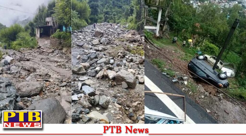 himachal-pradesh-weather-nh-5-closed-due-to-a-landslide-near-wangtu-in-kinnaur-rain-news