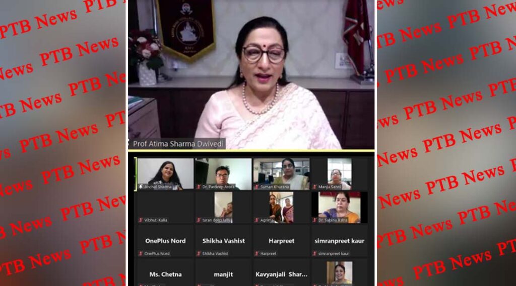kmv-principal-prof-atima-sharma-dwivedi-interacts-with-the-students-during-an-interactive-webinar-on-education-for-the-new-world-careers-know-the-right-perspectives