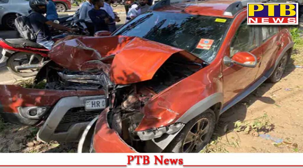 chandigarh-horrible-road-accident-chandigarh-haryana-advocate-general-car-accident