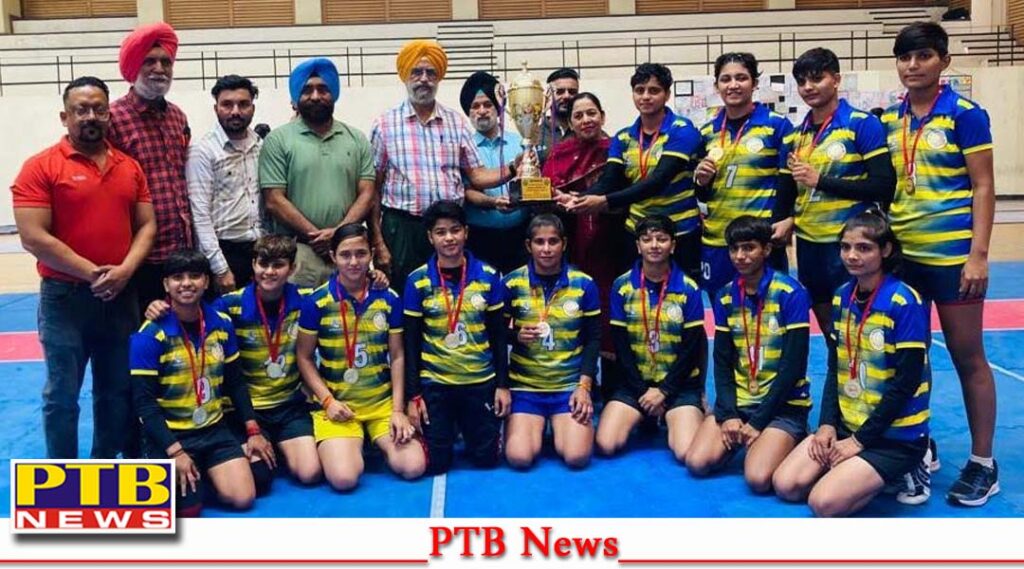 lyallpur-khalsa-college-won-the-guru-nanak-dev-university-kabaddi-boys-and-girls-inter-college-championship-trophies