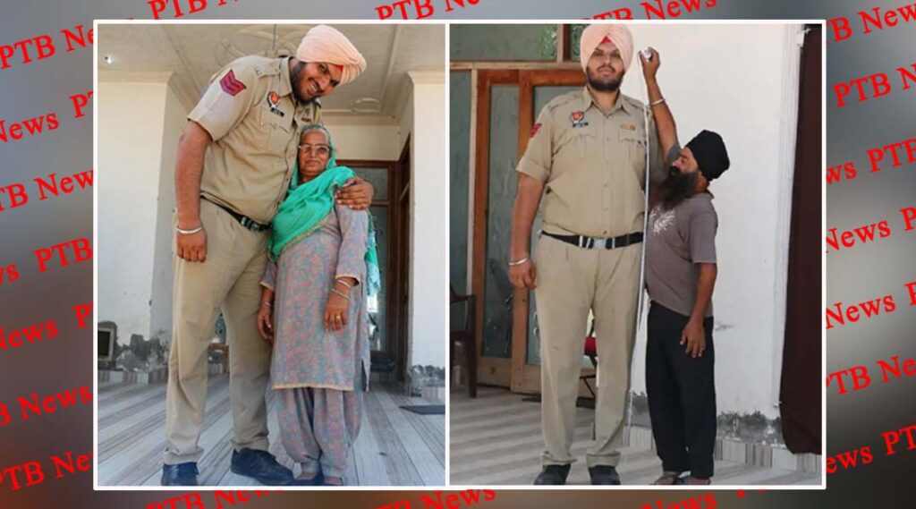 punjab-amritsar-got-talest-fame-jagdeep-singh-arrest-7-feet-height-former-punjab-police-constable-arrest-drugs