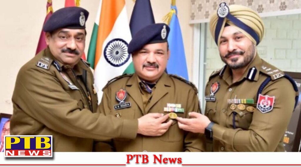 pap-aig-pps-officer-naresh-dogra-honored-with-dgp-disc-punjab-dgp-ips-gaurav-yadav