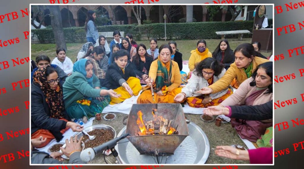 kmv-organises-a-havan-in-the-hostel