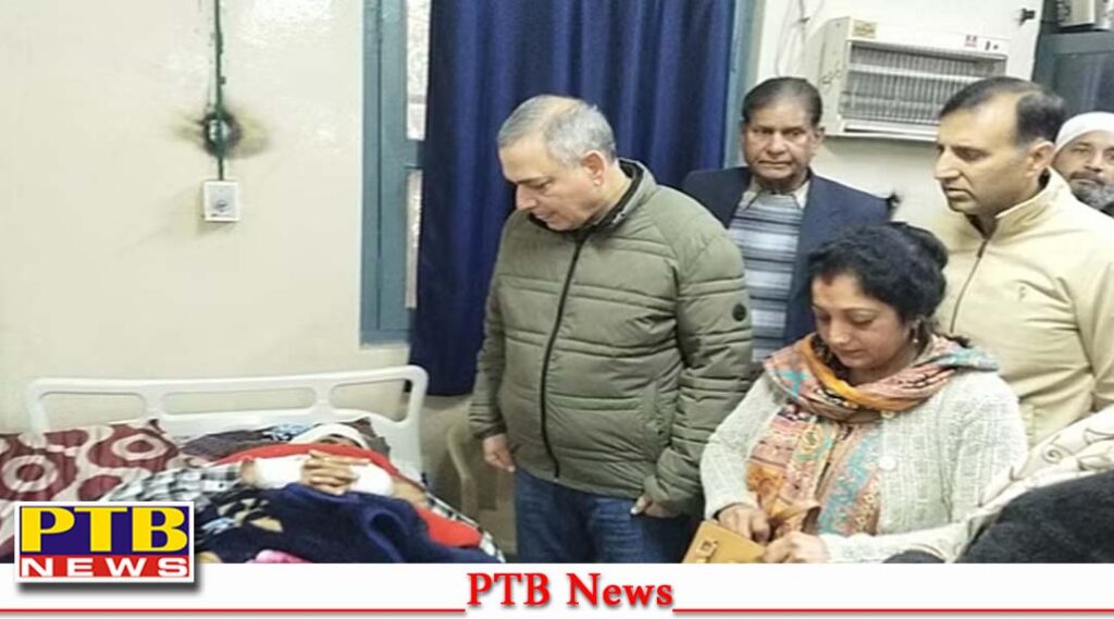 dgp-sanjay-kundu-met-state-congress-general-secretary-bamber-thakur-in-the-hospital