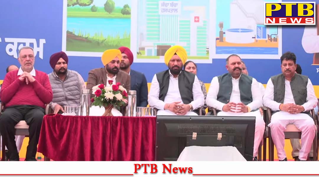 पंजाब सीएम भगवंत सिंह मान ने किया जालंधर में 283 करोड़ रुपए के प्रोजेक्टों का उद्घाटन, बेरोजगारी और लॉ एंड आर्डर को लेकर कही बड़ी बात,