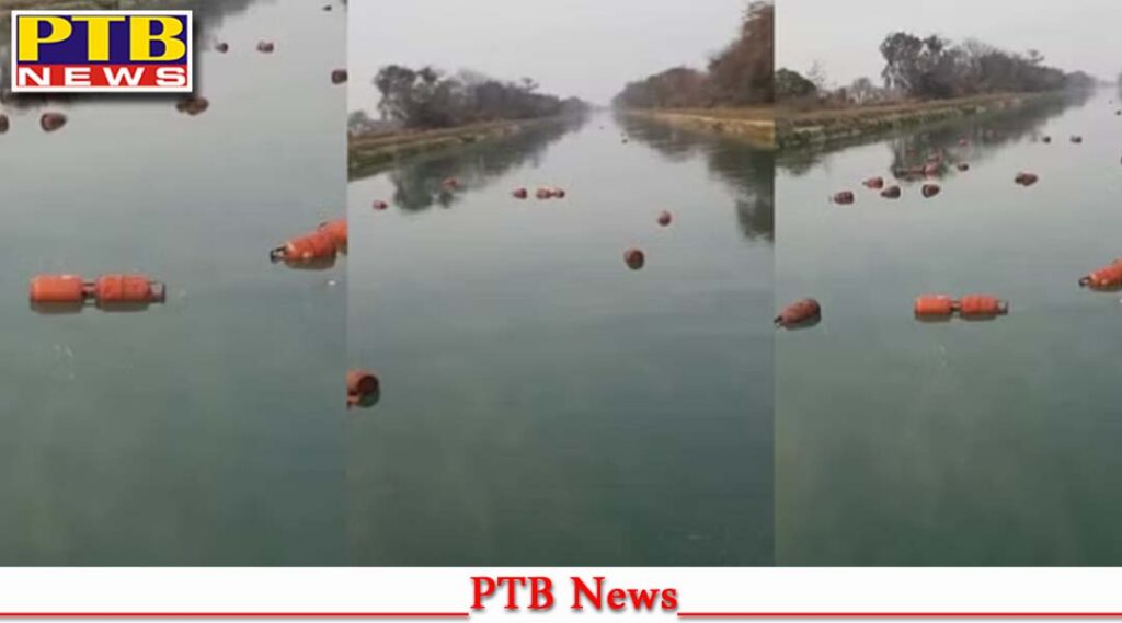 punjab-vehicle-loaded-with-cylinders-fell-into-the-bhakra-canal
