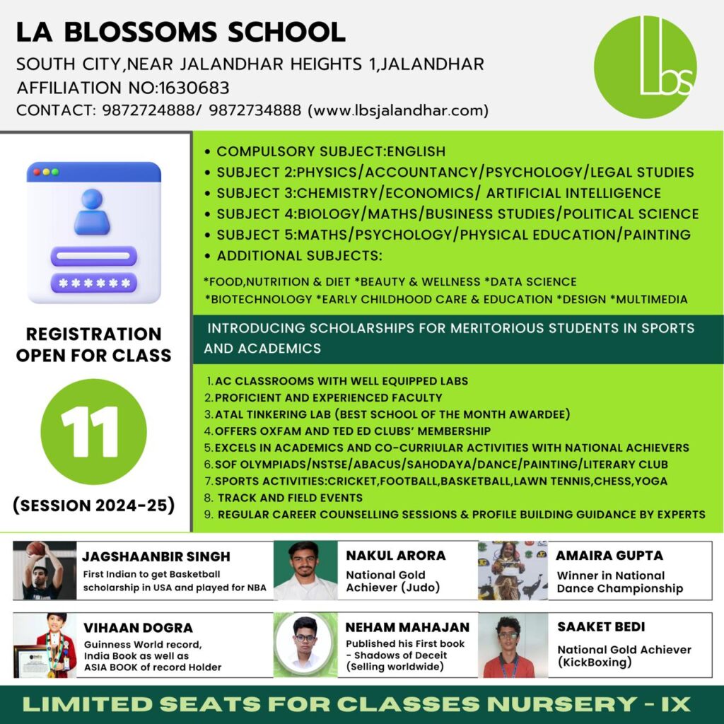 la blossoms school jalandhar