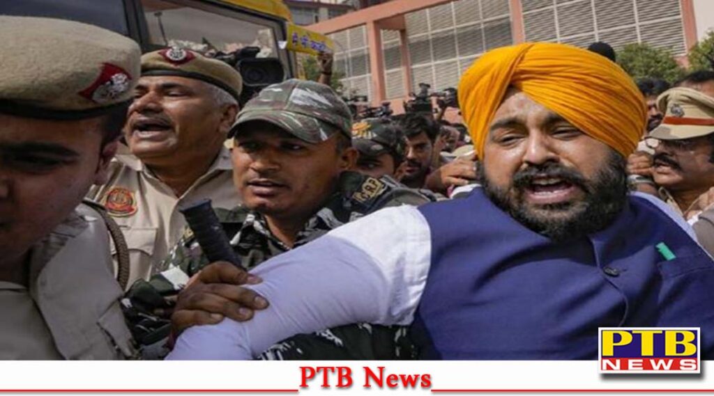 big-news-minister-harjot-singh-bains-detained-by-delhi-police