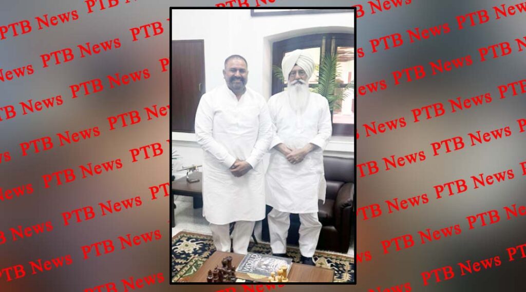 bjp-candidate-from-jalandhar-sushil-rinku-reached-dera-beas-took-blessings-of-victory-from-dera-chief-baba-gurinder-singh-dhillon-ji