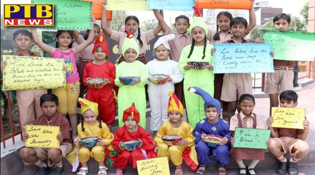 students-of-st-soldier-group-gave-a-message-to-the-society-to-keep-water-for-birds-in-summers