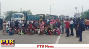 punjab-jalandhar-people-blocked-jalandhar-nakodar-highway-near-partappur-strike
