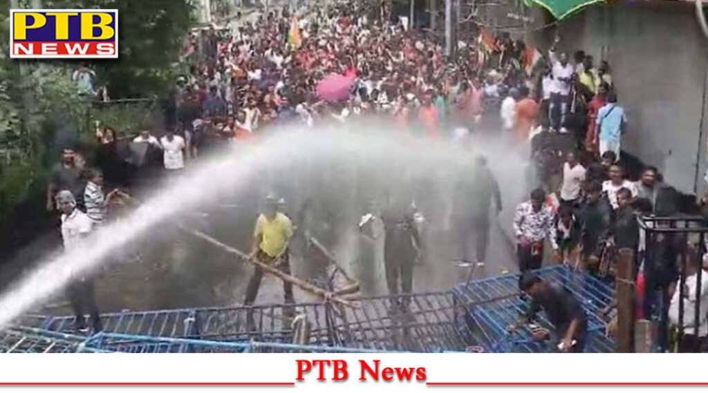 kolkata-police-lathicharged-protesting-students-fired-tear-gas-shells-four-arrested