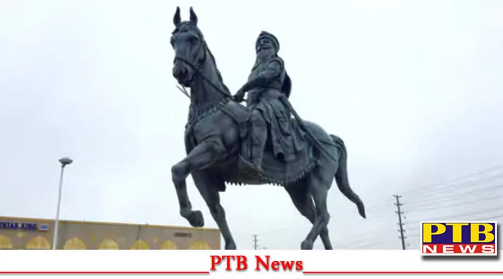 canada-brampton-maharaja-ranjit-singh-statue-vandalised-video-viral