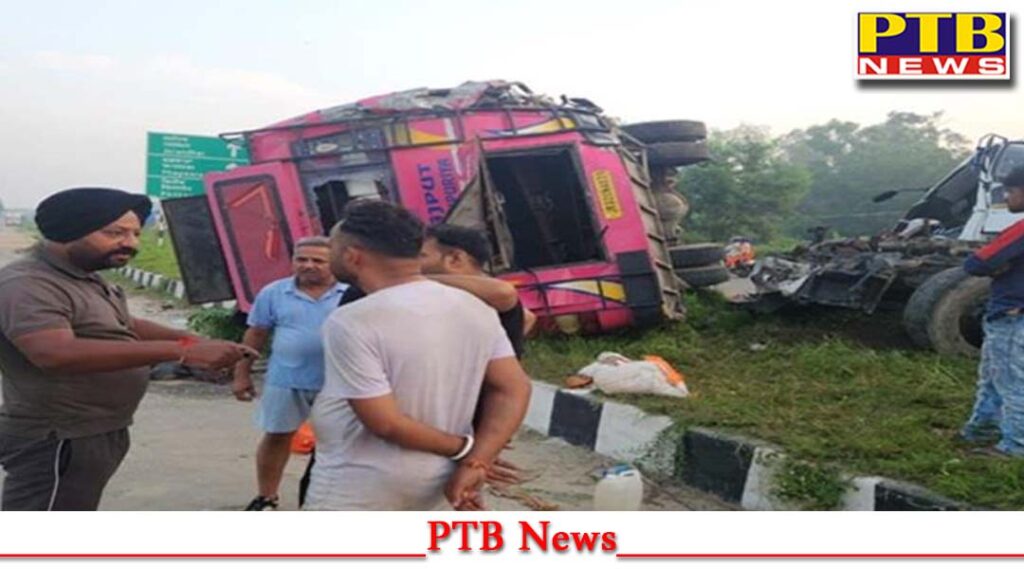 big-bus-accident-ludhiana-national-highway-punjab