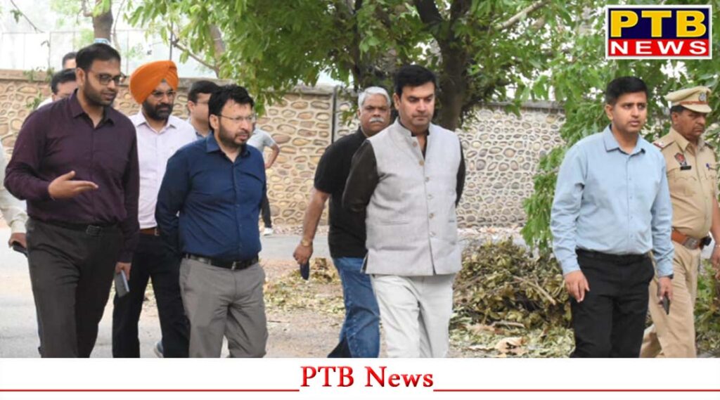 local-bodies-minister-dr-ravjot-singh-made-a-surprise-visit-to-jalandhar-took-stock-of-the-cleanliness-arrangements-in-the-city