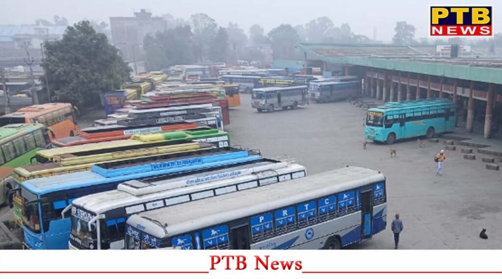 amritsar-prtc-punbus-punjab-roadways-union-strike-3000-government-buses-off-road