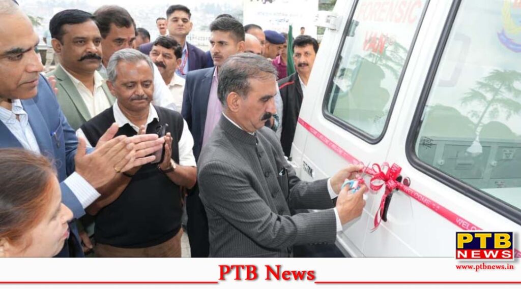 chief-minister-thakur-sukhwinder-singh-sukhu-flagged-off-six-state-of-the-art-mobile-forensic-vans-himachal-pardesh