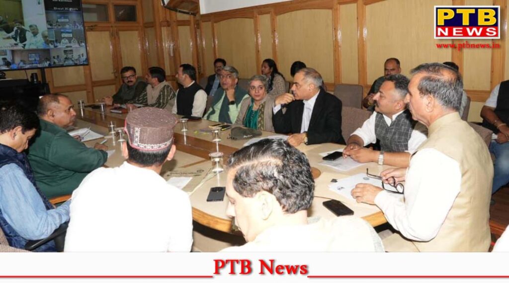 Himachal Pradesh Chief Minister Thakur Sukhwinder Singh Sukhu reviewed the damage caused by the rains and directed to expedite relief and rehabilitation work