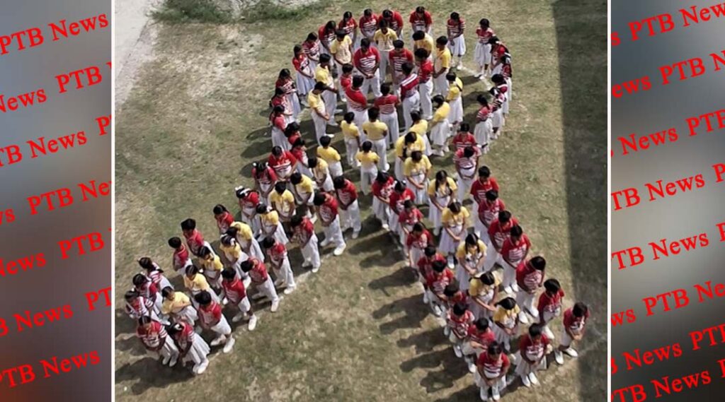 human-chain-on-cancer-awareness