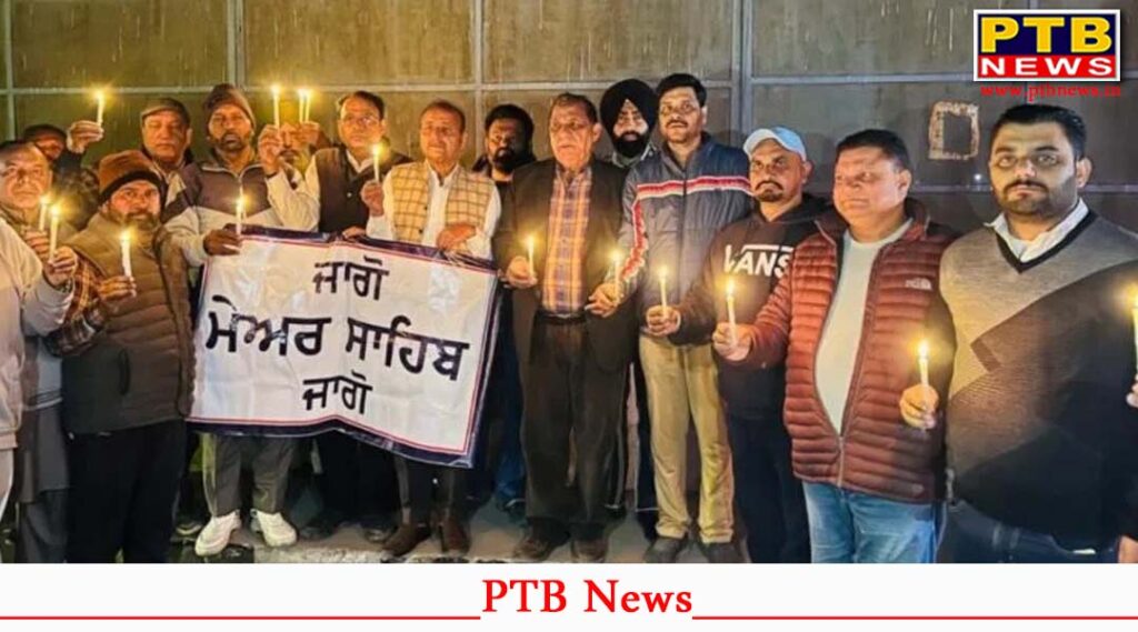 dhewali flyover lights switched off, residents appeal to Mayor Vineet Dhir