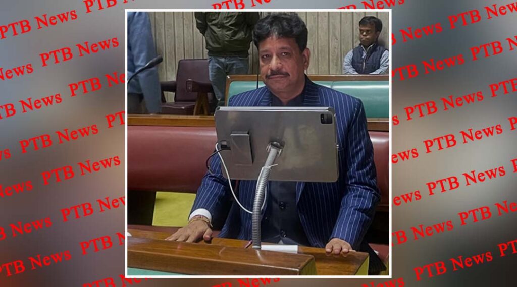 Jalandhar Central MLA Raman Arora arrives at Punjab Assembly session