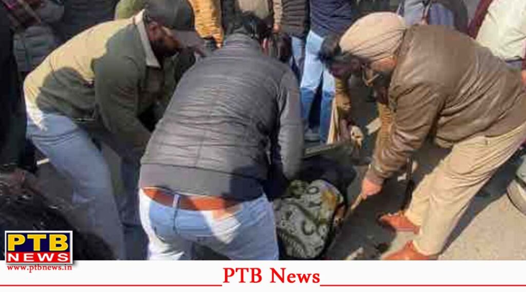 Municipal corporation tipper truck accident in Jalandhar