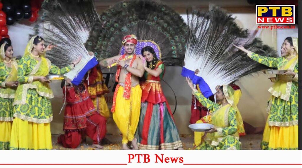 Students performing at Kshitij 2026 during annual inter college meet at GNA University