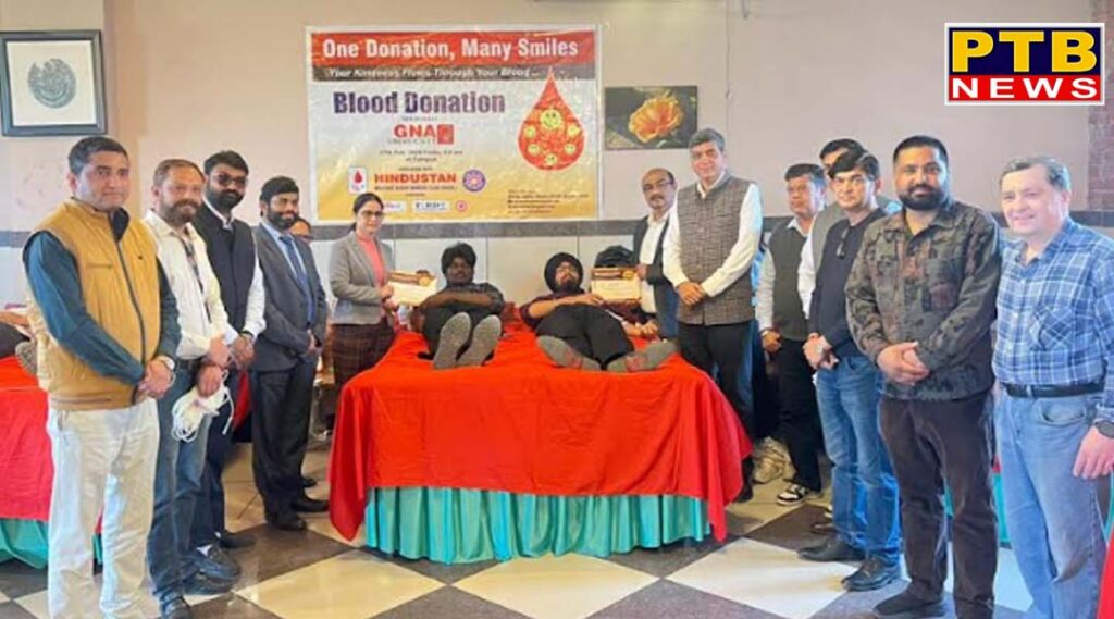 Blood Donation Camp Organized by NSS Wing of GNA University