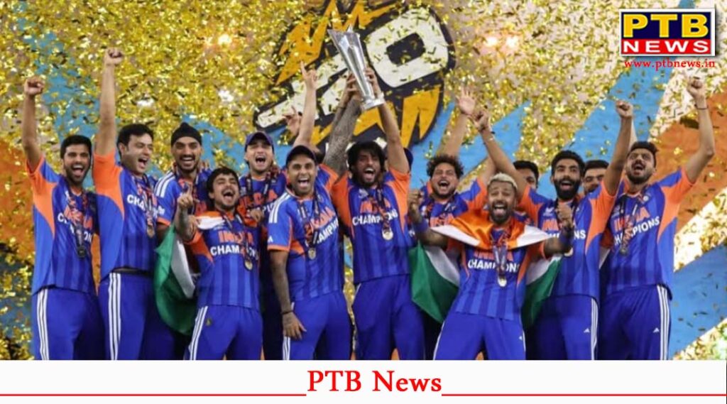 T20 world champion indian team showered with money