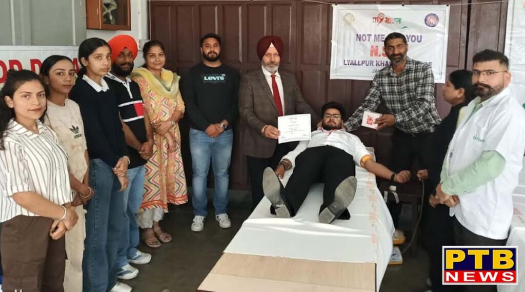 Lyallpur Khalsa College organizes one-day blood donation camp
