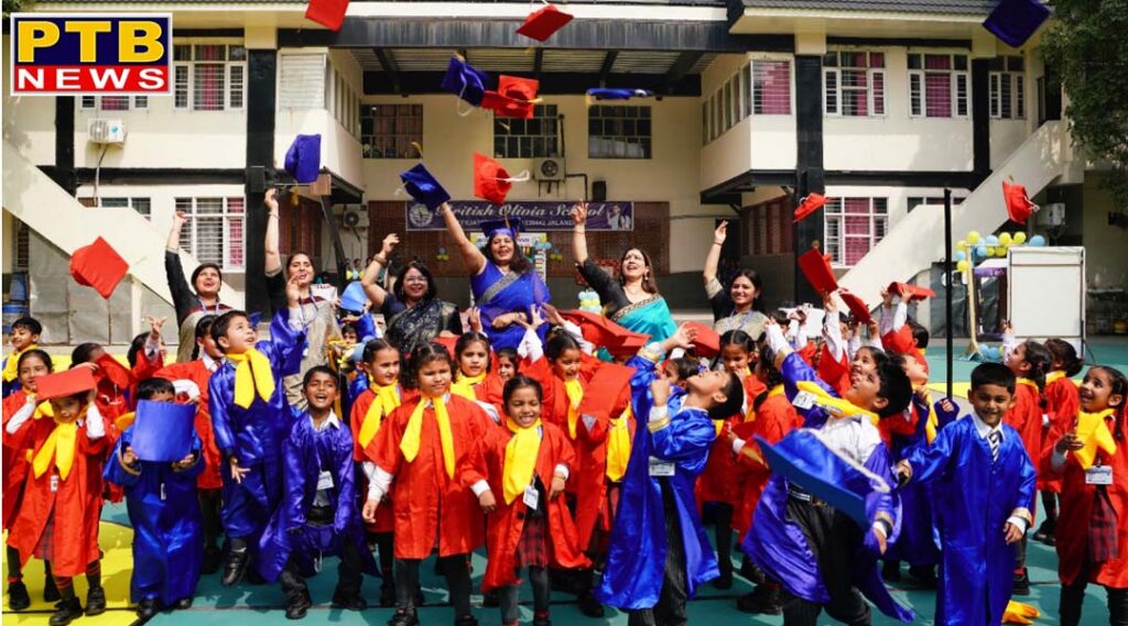 Grand convocation ceremony of UKG students held at British Olivia School