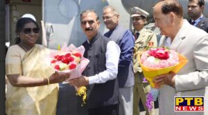 President Droupadi Murmu received a grand welcome on his arrival in Shimla