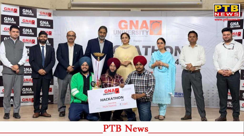 GNA University Successfully Organized Hackathon 4.0.
