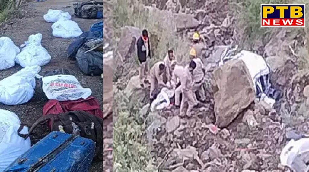 chamba 6 tourists dead several injured after innova car plunges into deep gorge