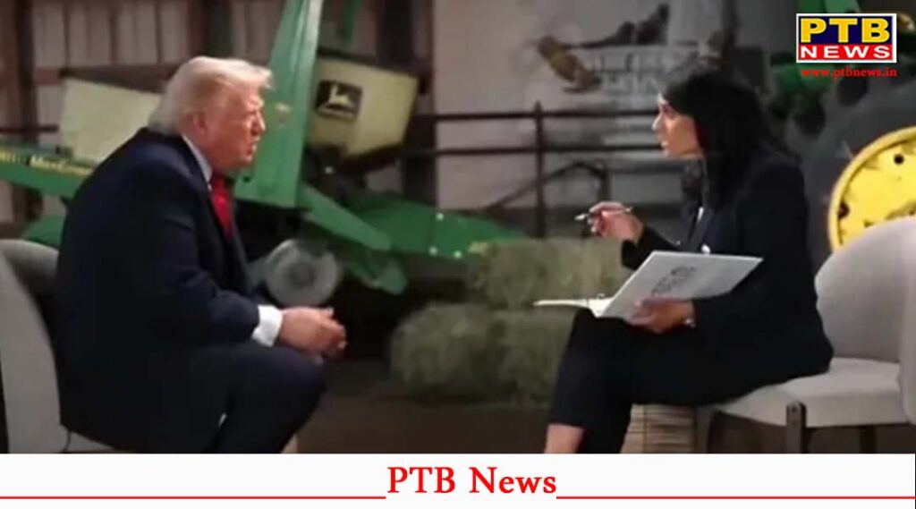 donald trump tossed aside the microphone during an interview saying your a fool heated exchange with female journalist