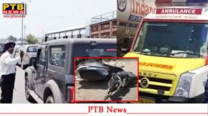 jalandhar activa truck accident woman death case Husband injured